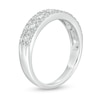 Thumbnail Image 2 of 3/8 CT. T.W. Diamond Double Row Band in 14K White Gold