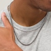 Thumbnail Image 2 of Vera Wang Men 6.0mm Foxtail Chain Necklace in Solid Sterling Silver  - 22"