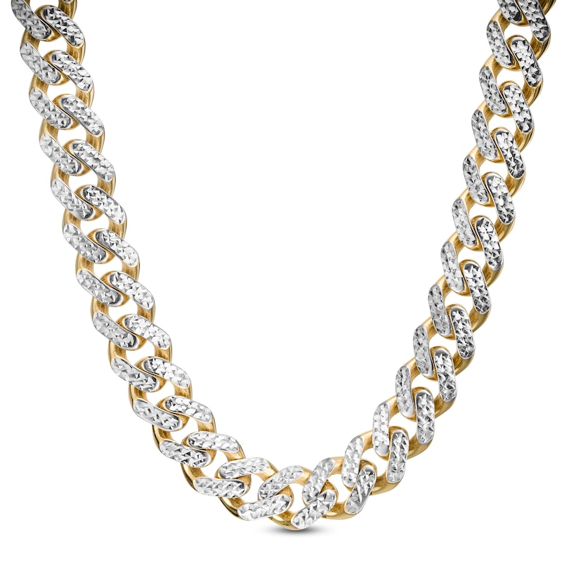 Men's 5.7mm Curb Chain Necklace in 14K White Gold - 22