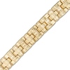 Thumbnail Image 1 of Textured Basket Weave Link Bracelet in 14K Gold - 7.25"