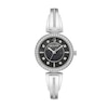 Thumbnail Image 1 of Ladies' Bulova Crystal Accent Bangle Watch with Black Mother-of-Pearl Dial and Circle Necklace Box Set (Model: 96X152)