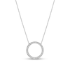 Thumbnail Image 3 of Ladies' Bulova Crystal Accent Bangle Watch with Black Mother-of-Pearl Dial and Circle Necklace Box Set (Model: 96X152)