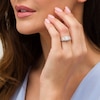 Thumbnail Image 2 of 1-1/2 CT. T.W. Princess-Cut Diamond Frame Past Present Future® Engagement Ring in 14K White Gold