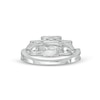Thumbnail Image 4 of 1-1/2 CT. T.W. Princess-Cut Diamond Frame Past Present Future® Engagement Ring in 14K White Gold