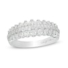Thumbnail Image 0 of Marilyn Monroe™ Collection 3/4 CT. T.W. Diamond Scallop-Edge Anniversary Band in 14K White Gold