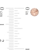 Thumbnail Image 3 of 5.0mm Diamond-Cut Ball Stud Earrings in 14K Rose Gold