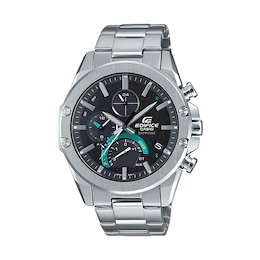Men's Casio Edifice Connected Chronograph Watch with Black Dial (Model: EQB1000D-1A)