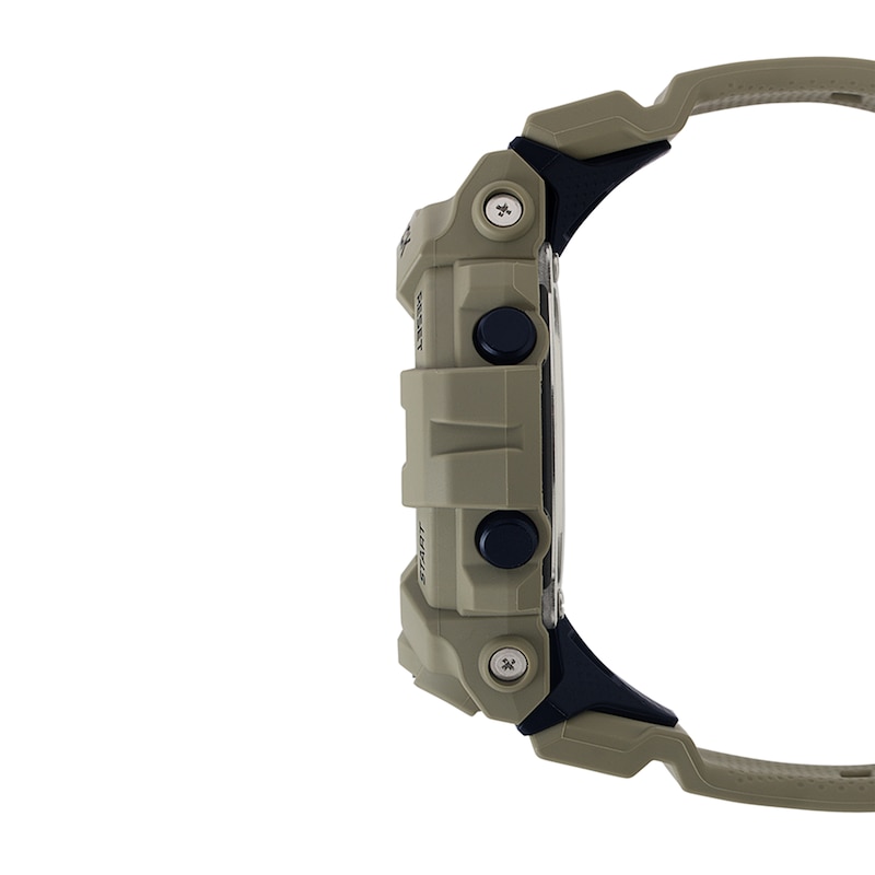 Main Image 2 of Men's Casio G-Shock Power Trainer Khaki Strap Watch with Black Dial (Model: GBA800UC-5A)