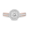 Thumbnail Image 3 of Enchanted Disney Snow White 3/4 CT. T.W. Diamond Frame Engagement Ring in 14K Two-Tone Gold