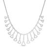 Thumbnail Image 1 of Marilyn Monroe™ Collection 1-1/2 CT. T.W. Diamond Dangle Necklace in 10K White Gold