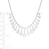 Thumbnail Image 2 of Marilyn Monroe™ Collection 1-1/2 CT. T.W. Diamond Dangle Necklace in 10K White Gold