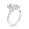 Thumbnail Image 2 of Marilyn Monroe™ Collection 1-1/2 CT. T.W. Pear-Shaped Diamond Frame Engagement Ring in 14K White Gold