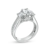 Thumbnail Image 3 of 3 CT. T.W. Certified Emerald-Cut Diamond Past Present Future® Engagement Ring in 14K White Gold (I/SI2)
