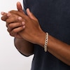 Thumbnail Image 1 of Men's 2-5/8 CT. T.W. Diamond Curb Chain Link Bracelet in 10K Gold - 8.5"