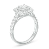 Thumbnail Image 3 of 1 CT. T.W. Princess-Cut Diamond Double Frame Engagement Ring in 14K White Gold