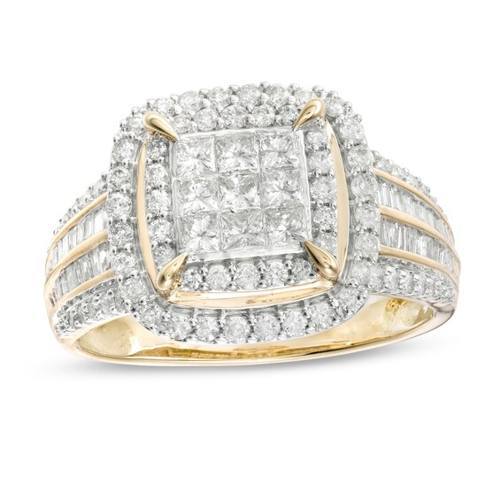 I2-I3 clarity; J-K color Jewels By Lux 10kt Yellow Gold Mens Round Diamond Double Row Two-tone Ridged Wedding Band Ring 1/8 Cttw In Channel Setting I2-I3 clarity; J-K color Jewels By Lux 10kt Yellow Gold Mens Round Diamond Double Row Two-tone Ridged Wedding Band Ring 1/8 Cttw In Channel Setting