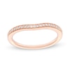 Thumbnail Image 0 of 1/10 CT. T.W. Diamond Contour Anniversary Band in 14K Rose Gold
