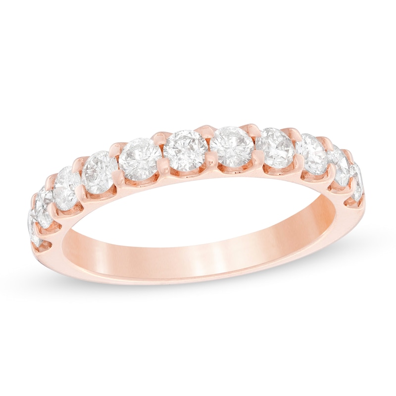 1 CT. T.W. Diamond Anniversary Band in 10K Rose Gold