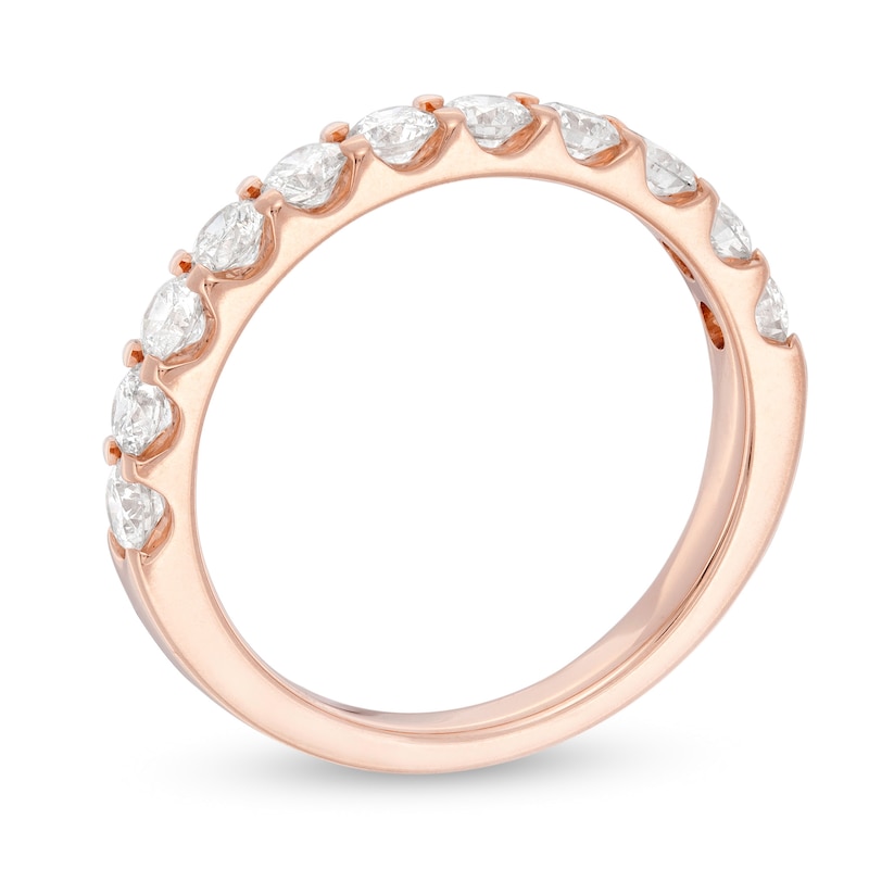 Main Image 2 of 1 CT. T.W. Diamond Anniversary Band in 10K Rose Gold