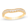 Thumbnail Image 0 of 1/3 CT. T.W. Diamond Vintage-Style Contour Anniversary Band in 14K Gold