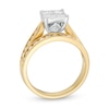 Thumbnail Image 2 of 1-1/4 CT. T.W. Quad Princess-Cut Diamond Bridal Set in 14K Gold