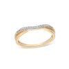 Thumbnail Image 1 of 1/20 CT. T.W. Diamond Contour Anniversary Band in 14K Gold