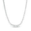 Thumbnail Image 1 of 3 CT. T.W. Diamond Graduated Tennis Necklace in 10K White Gold - 16"
