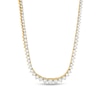 Thumbnail Image 0 of 3 CT. T.W. Diamond Graduated Tennis Necklace in 10K Gold - 16"