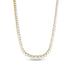 Thumbnail Image 1 of 3 CT. T.W. Diamond Graduated Tennis Necklace in 10K Gold - 16"