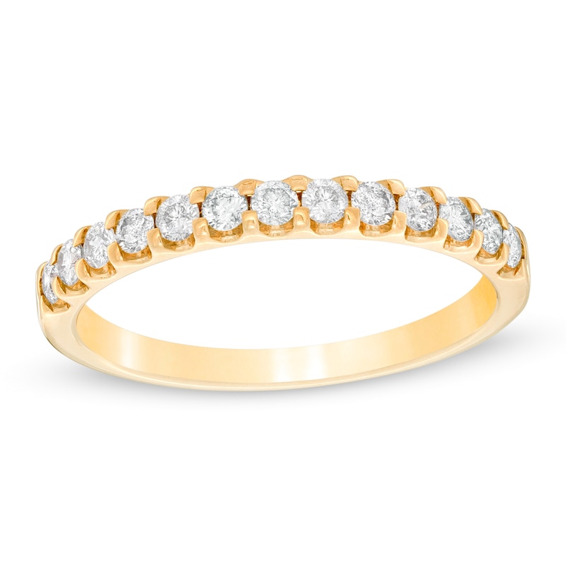 Main Image 1 of 3/8 CT. T.W. Diamond Anniversary Band in 10K Gold