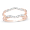 Thumbnail Image 1 of 1/5 CT. T.W. Diamond Contour Solitaire Enhancer in 14K Rose Gold