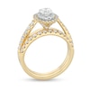 Thumbnail Image 1 of 1-1/2 CT. T.W. Diamond Double Oval Frame Bridal Set in 14K Gold