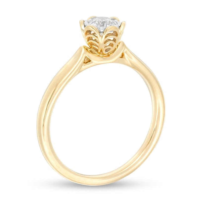 Main Image 2 of 1/3 CT. Diamond Solitaire Engagement Ring in 10K Gold
