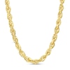 Thumbnail Image 0 of Men's 3.85mm Glitter Rope Chain Necklace in Solid 14K Gold - 24"