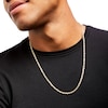 Thumbnail Image 2 of Men's 3.85mm Glitter Rope Chain Necklace in Solid 14K Gold - 24"