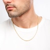 Thumbnail Image 2 of 3.0mm Glitter Rope Chain Necklace in Solid 14K Gold - 20"