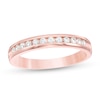 Thumbnail Image 0 of 1/4 CT. T.W. Diamond Anniversary Band in 14K Rose Gold