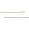 Thumbnail Image 3 of 1.5mm Singapore Chain Necklace in 10K Gold - 16"