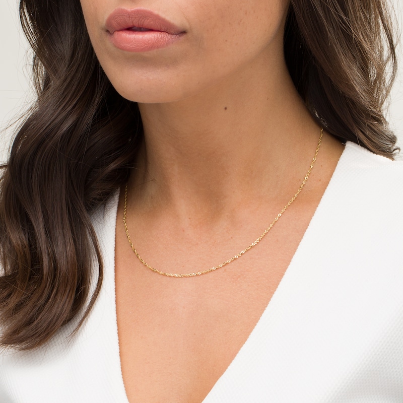 Chain Necklace in Yellow Gold, 18