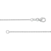 Thumbnail Image 3 of 0.9mm Cable Chain Necklace in Hollow 10K White Gold - 18"