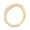 Thumbnail Image 1 of 1 CT. T.W. Diamond Double Row Contour Anniversary Band in 14K Gold