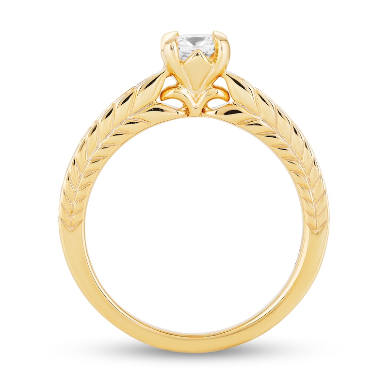 Enchanted Disney Anna 3/4 CT. T.W. Princess-Cut Diamond Engagement Ring in 14K Gold