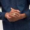 Thumbnail Image 2 of Men's 1 CT. T.W. Composite Diamond Multi-Row Ring in 10K White Gold