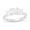 Thumbnail Image 1 of 2 CT. T.W. Certified Lab-Grown Diamond Past Present Future® Engagement Ring in 14K White Gold (G/SI2)