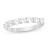 Thumbnail Image 0 of 1 CT. T.W. Certified Lab-Created Diamond Seven Stone Anniversary Band in 14K White Gold (F/SI2)