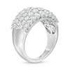 Thumbnail Image 3 of 2 CT. T.W. Certified Lab-Grown Diamond Multi-Row Ring in 14K White Gold (F/SI2)