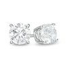 Thumbnail Image 0 of 1 CT. T.W. Certified Lab-Created Diamond Solitaire Stud Earrings in 14K White Gold (F/SI2)