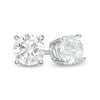 Thumbnail Image 1 of 1 CT. T.W. Certified Lab-Grown Diamond Solitaire Stud Earrings in 14K White Gold (F/SI2)