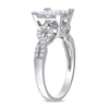 Thumbnail Image 2 of 1 CT. T.W. Composite Princess-Cut Diamond Twist Shank Engagement Ring in 10K White Gold