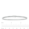 Thumbnail Image 4 of 3 CT. T.W. Certified Lab-Grown Diamond Tennis Bracelet in 14K White Gold (F/SI2) - 7.25"